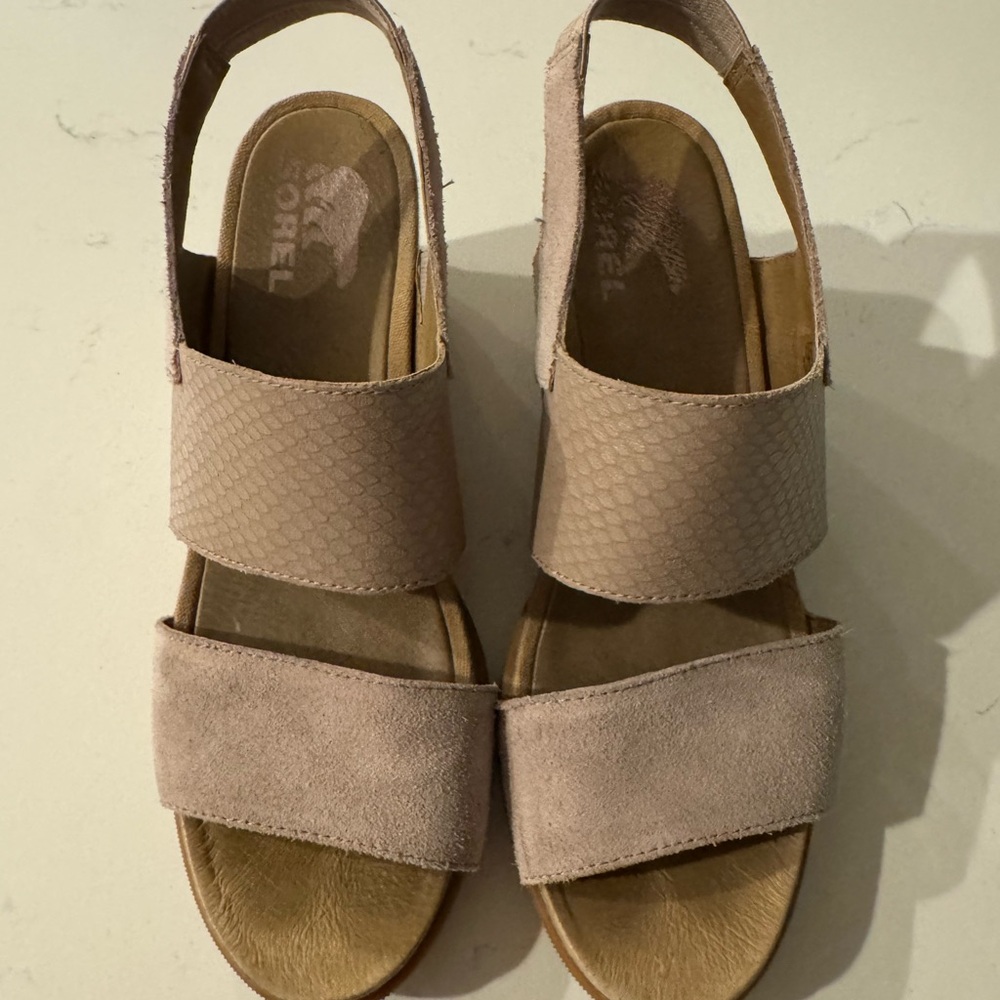 Sorel Women's Nude Wedge Sandals